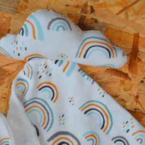 DOUDOU CON NUBE RAINBOWONE ALGODON ORGANICO